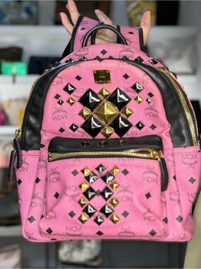 MCM PINK BAACKPACK